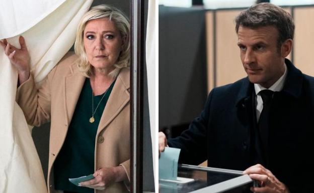 Macron y Le Pen volverán a luchar por el Elíseo en la segunda vuelta
