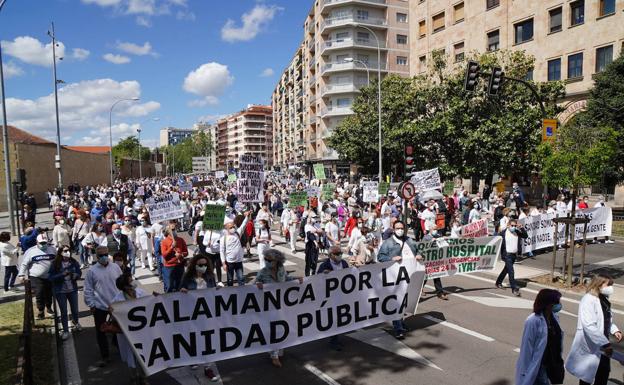 La Plataforma de Salamanca para la Sanidad Pública convoca una nueva 'marea blanca' el 19 de junio