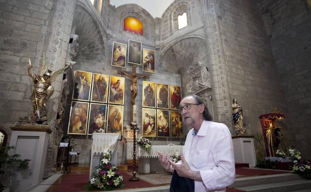 Un retablo del siglo XXI para engalanar lo que se convirtió en ceniza