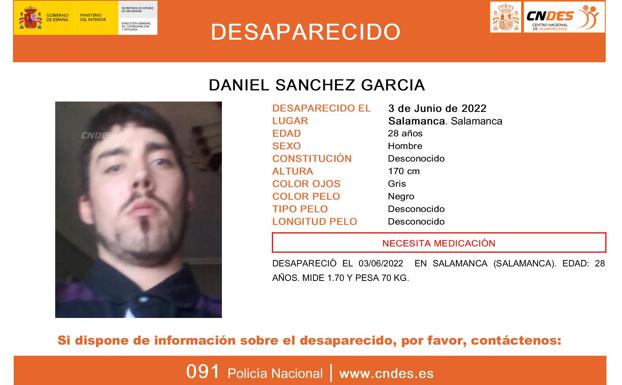 Alertan sobre dos hombres desparecidos en Salamanca y piden colaboración para encontrarles