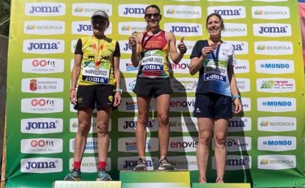 La salmantina Verónica Sánchez Romero, campeona de España de carreras de montaña en F-45