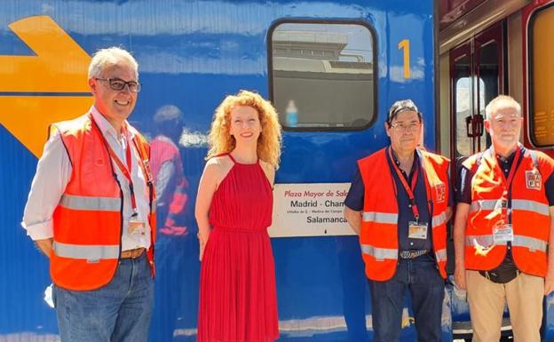 El Tren Turístico de la Asociación Amigos del Ferrocarril de Madrid llega a Salamanca