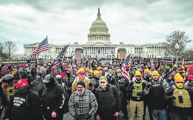 La frustrada marcha final sobre Washington del presidente Trump