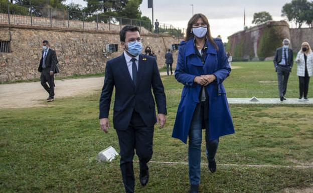 Aragonès insiste en que Borràs tendrá que apartarse de la presidencia