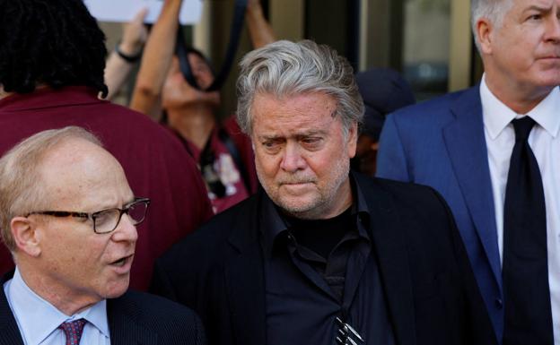 El exasesor de Trump Steve Bannon, condenado por desacato al comité del Capitolio