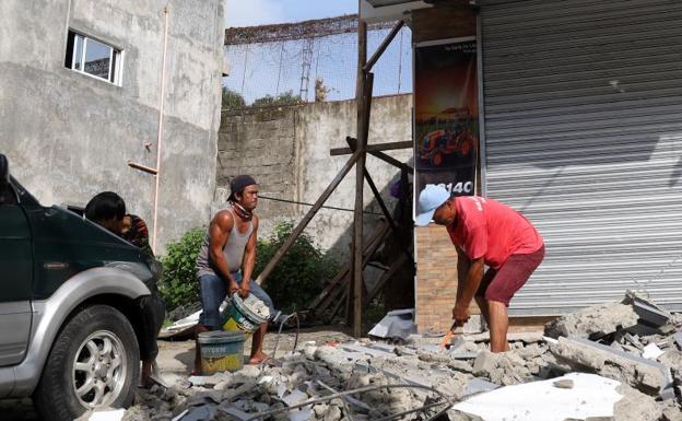 Al menos diez muertos por el terremoto en la isla de Luzón, en Filipinas