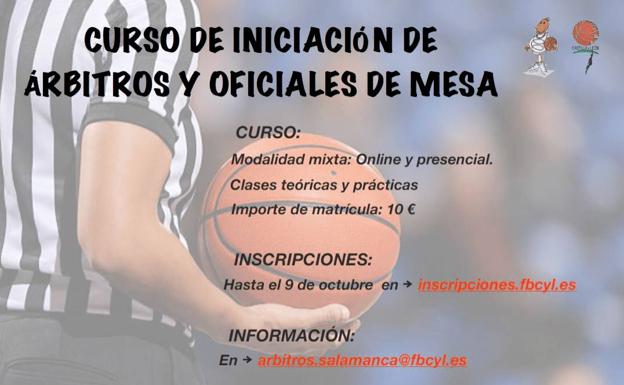 Nuevo curso de iniciación al arbitraje en Salamanca