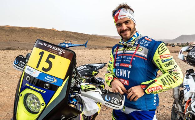 Santolino mejora tiempos y activa el modo pruebas para el Dakar