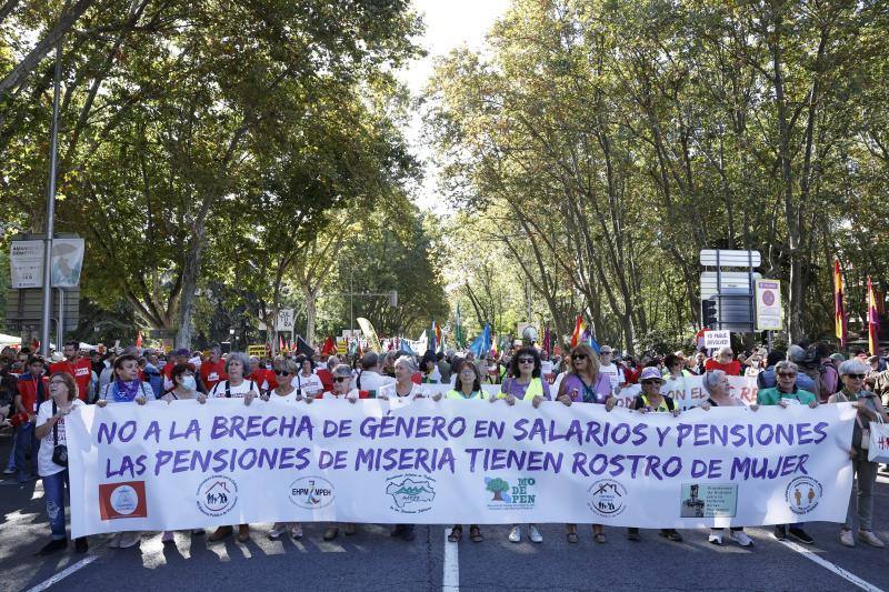 Los pensionistas salen a la calle y mantienen su pulso con el Gobierno