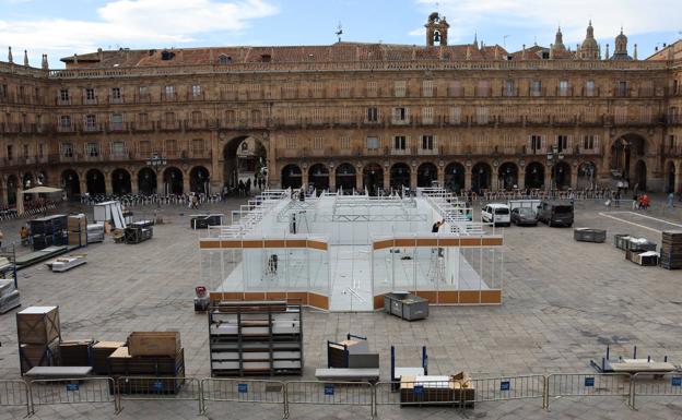 La Feria del Libro Antiguo recupera su sitio en la Plaza Mayor