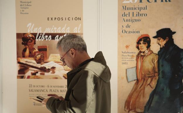 A refugio de los libros en la Plaza Mayor