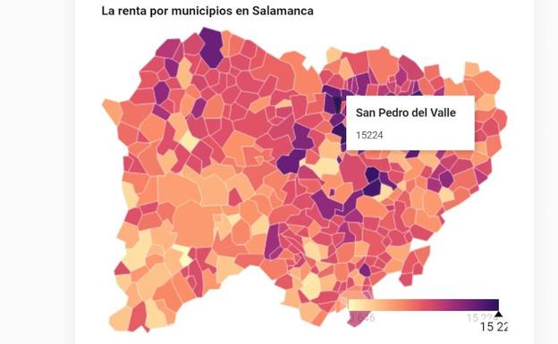 Dos anillos del alfoz concentran las mayores rentas y superan a la capital
