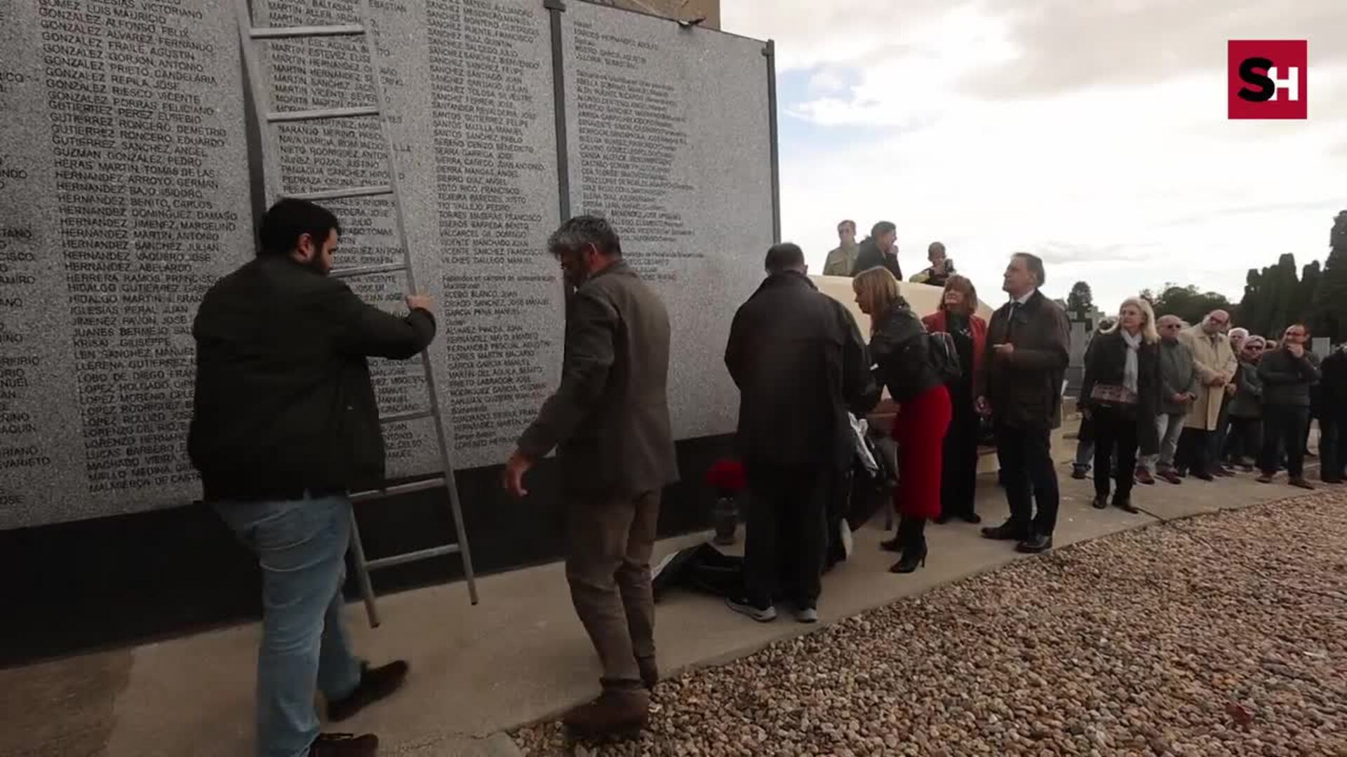 Homenaje a las víctimas del franqusimo en Salamanaca