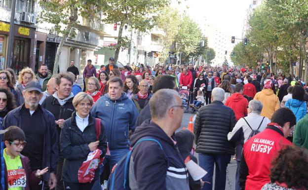 Salamanca camina 1.000 pasos solidarios por la inclusión social