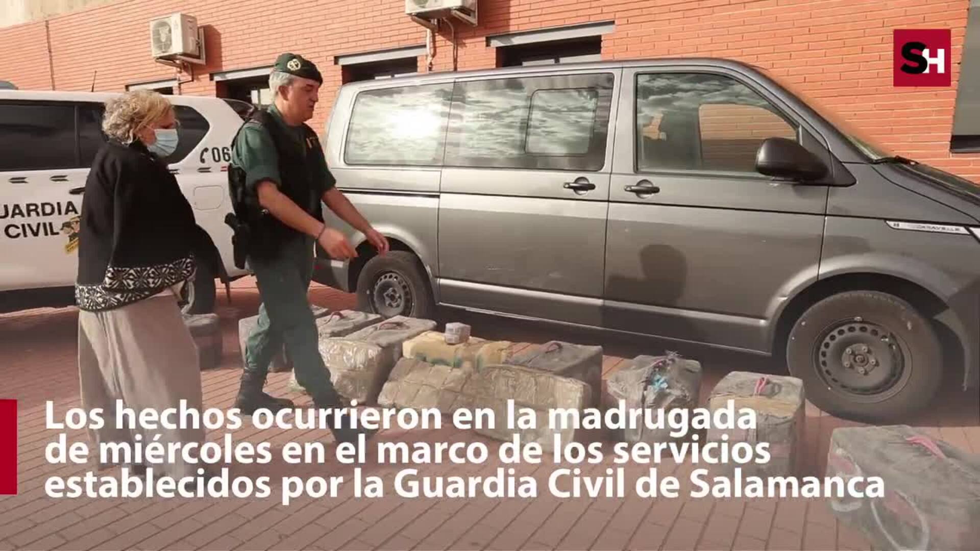 Operación antidroga en Salamanca con la incautación de 330 kg de hachís
