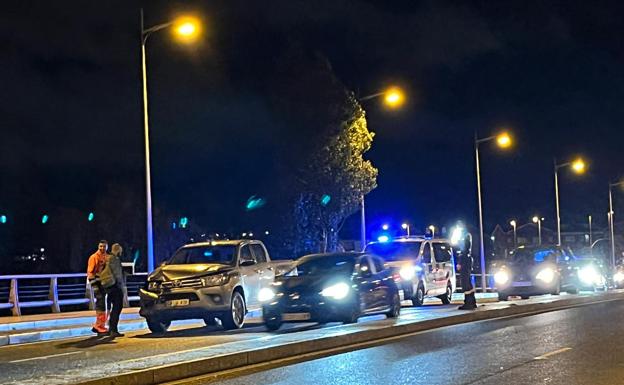 Una colisión múltiple corta la SA-20 en el mismo lugar donde volcó el camión de pipas