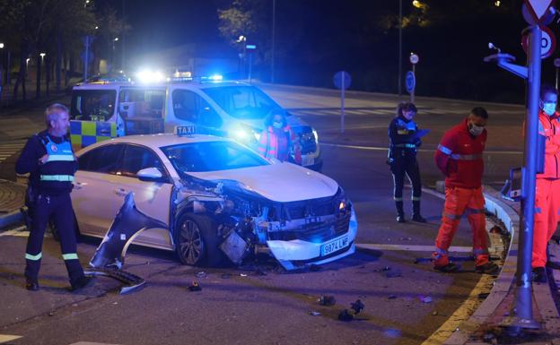 Noche tranquila en Salamanca: un accidente vial y tres incidentes menores
