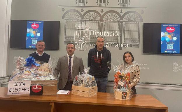 Los productos de 'Salamanca en bandeja', a través de cestas de Navidad