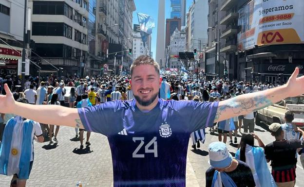 La celebración más salmantina en Buenos Aires del Mundial de la Argentina de Messi