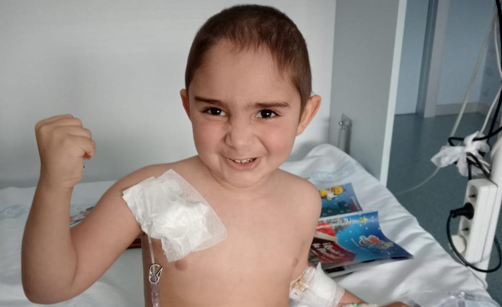 Alberto, el pequeño de cuatro años que necesita un trasplante de médula en Salamanca