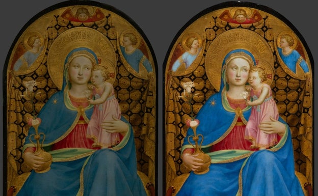 'La Virgen de la Humildad' recupera su seductor brillo original