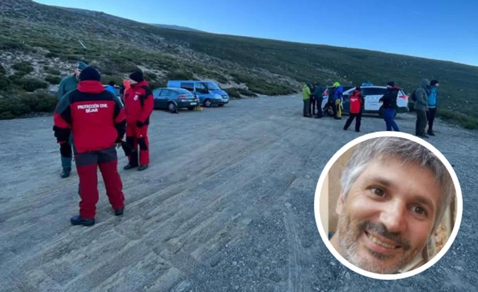 La angustia continúa en Béjar tras seis días sin pistas del montañero desaparecido