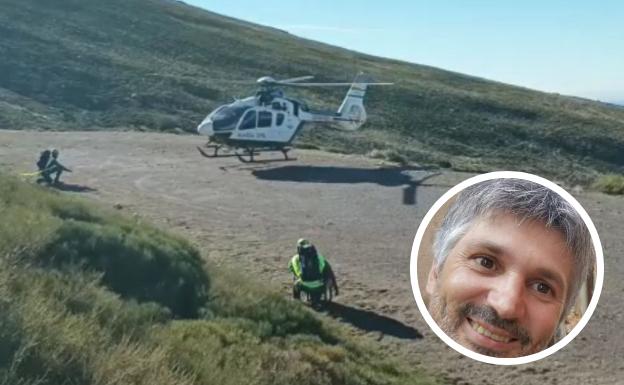 Una mujer de 55 años rescatada en helicóptero en la zona de Masueco