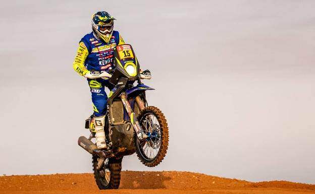 Lorenzo Santolino ya está entre los diez mejores del Dakar