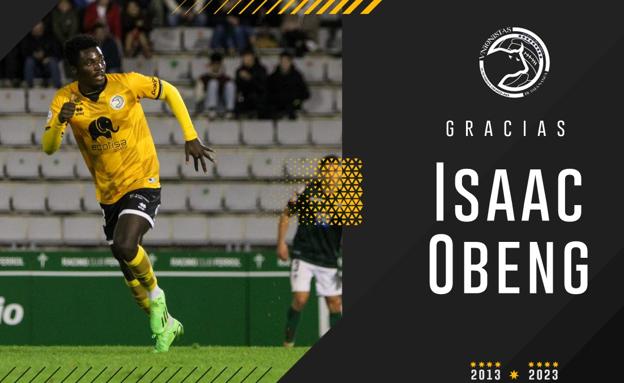 Isaac Obeng deja la disciplina de Unionistas CF