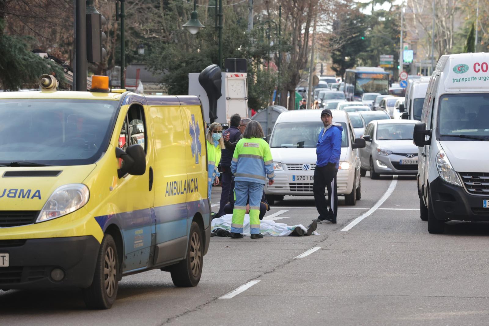 Un varón de 50 años, herido tras caerse de su moto