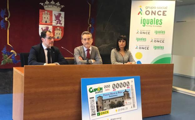 El cupón de la ONCE del sorteo de 23 de enero anima a visitar el Palacio Ducal de Béjar