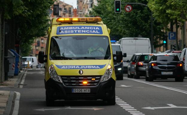 Un varón de 72 años y una mujer de 32, heridos tras una colisión múltiple en Guijuelo