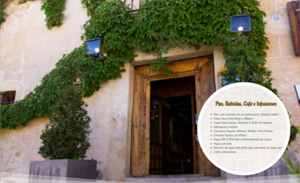 Denunciado un restaurante de Segovia que cobra por servir agua del grifo