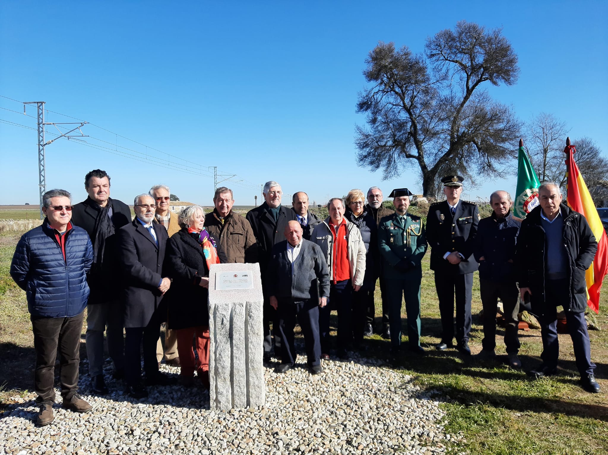 Emotivo homenaje a las víctimas del accidente ferroviario más trágico de Salamanca