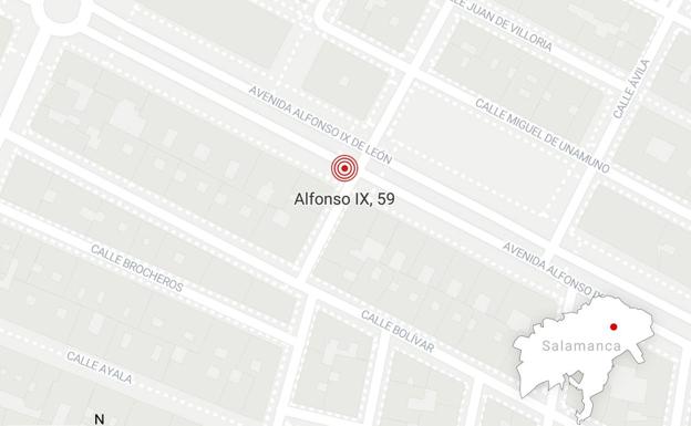 Herida en un atropello al cruzar en la avenida Alfonso IX de Salamanca