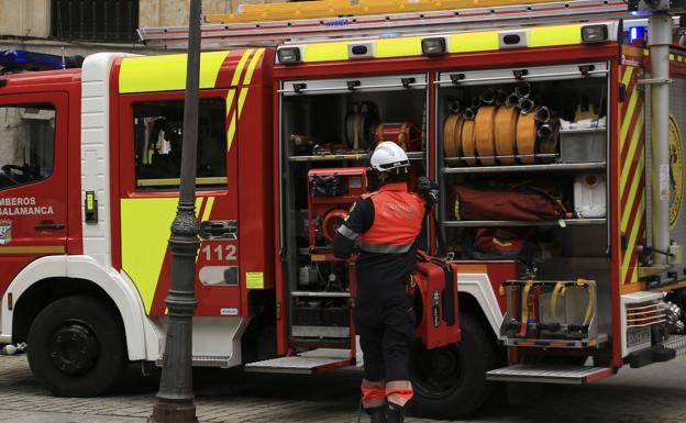 El día a día de los bomberos de Salamanca: abrir puertas y 540 fuegos