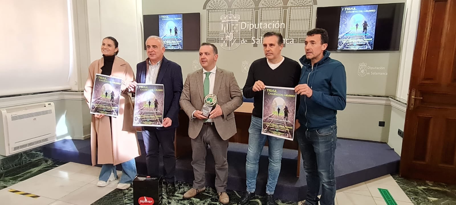 Miguel Heras y Gema Martín, padrinos de lujo del I Trail Camino de Hierro