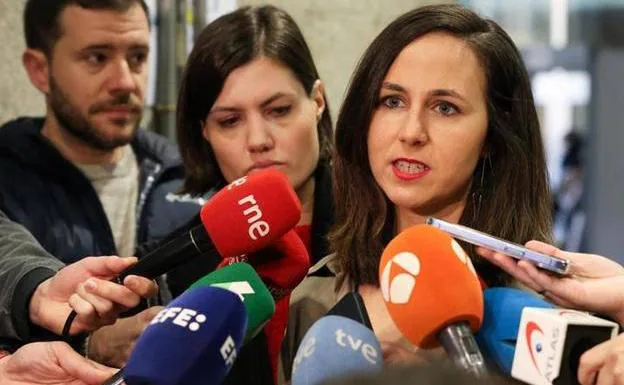 Belarra pide al PSOE a volver «a la mesa de negociación» del 'sí es sí'