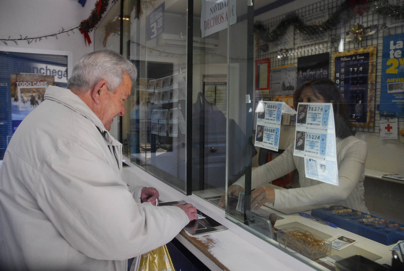 Cupido lleva la fortuna a Salamanca donde cae el primer premio de la Lotería