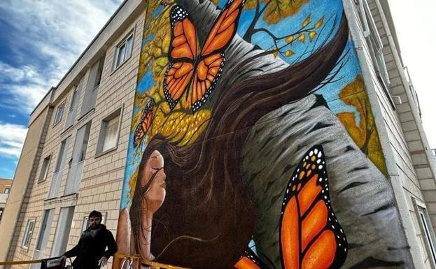 'Respira', del santamartino Rober Bece, segundo mejor mural de enero a nivel mundial