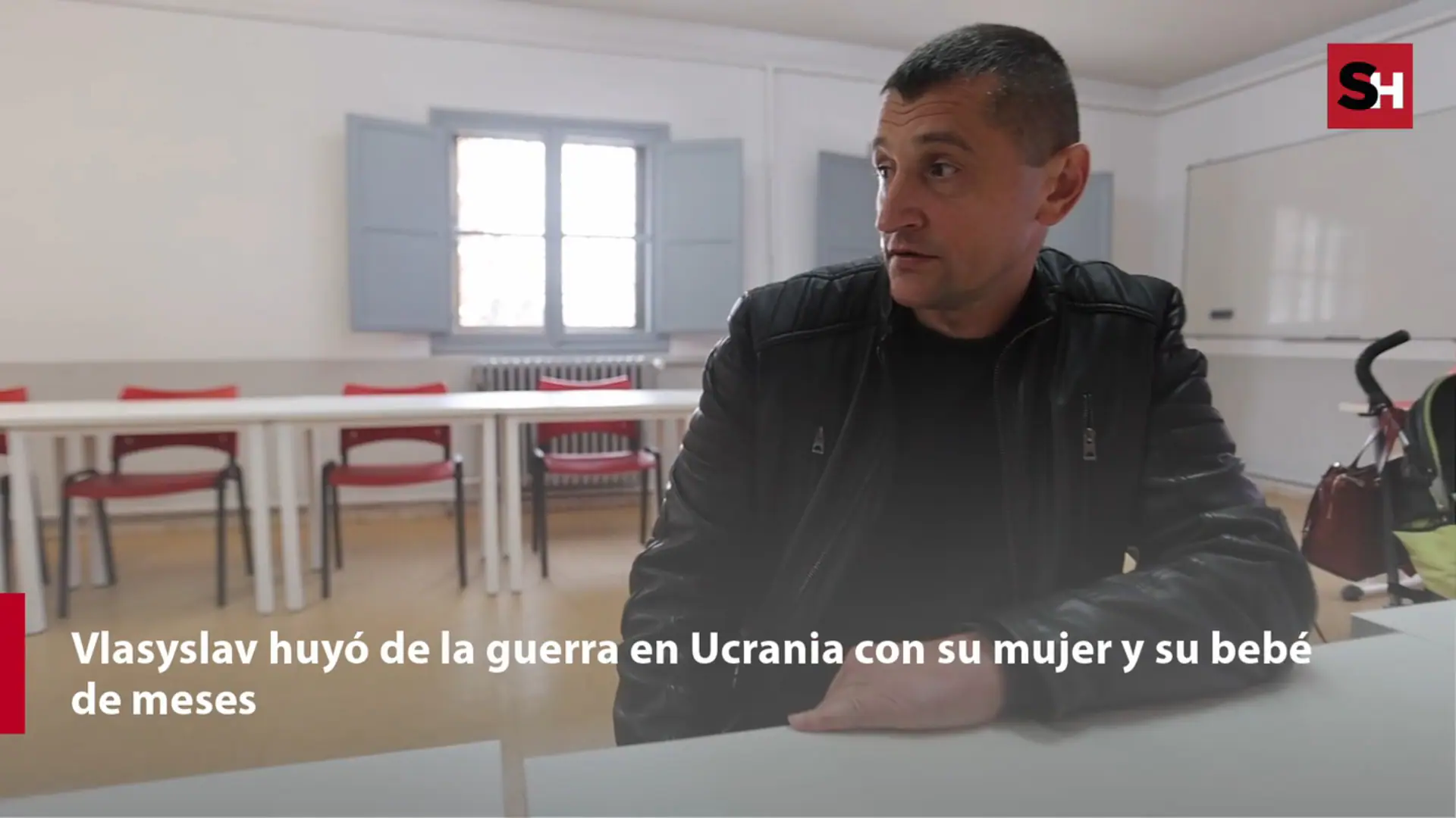 Vladyslav es uno de los refugiados ucranianos instalados en Salamanca