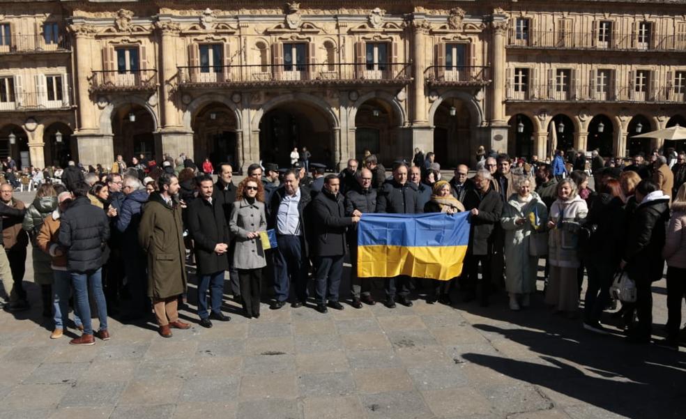 Ucranianos en Salamanca: «Estamos defendiendo a toda Europa del imperialismo ruso»