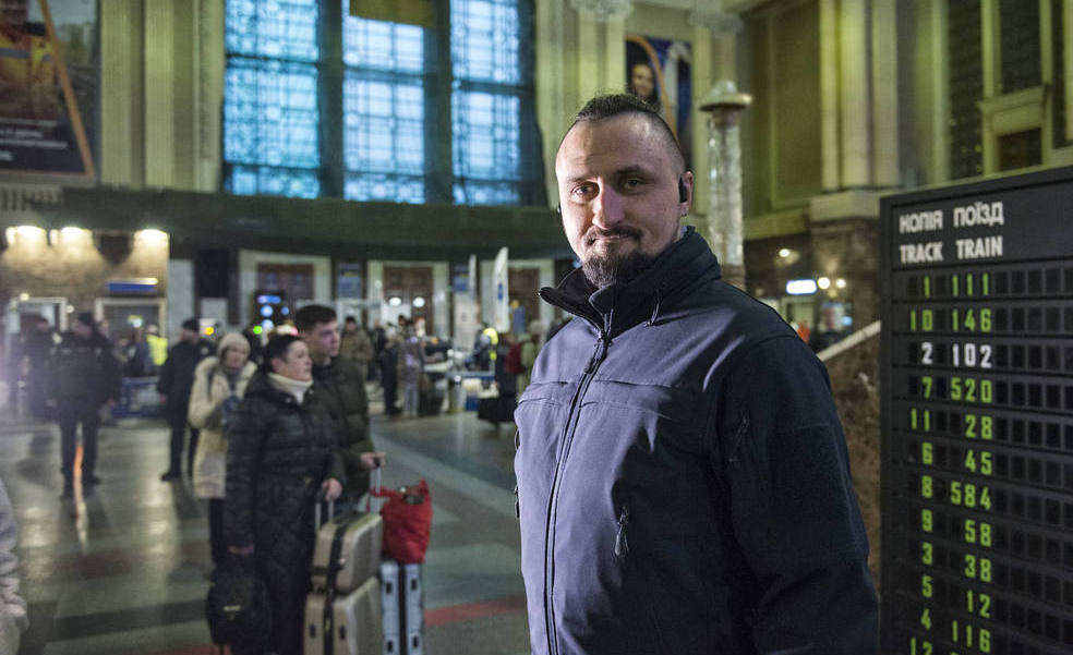 El hombre que llevó en tren a Biden hasta Kiev
