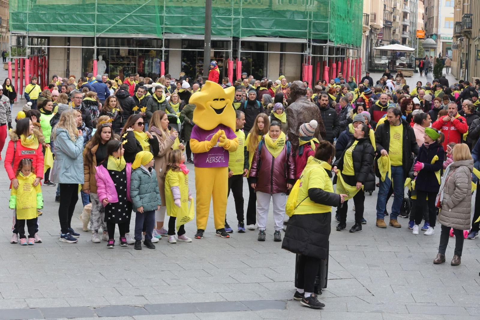 Salamanca celebra la Marcha solidaria de la Asociación de Enfermedades Raras de Castilla y León