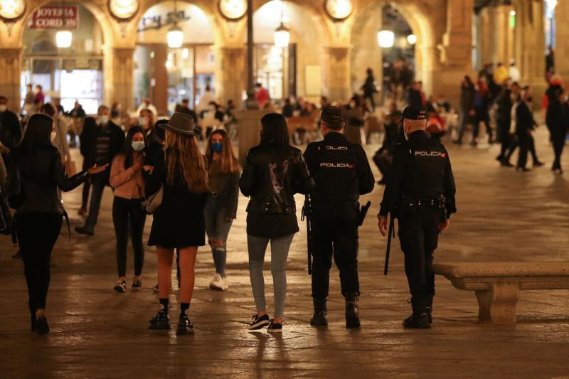 Detenido un joven en un control de drogas en una zona de bares de Salamanca