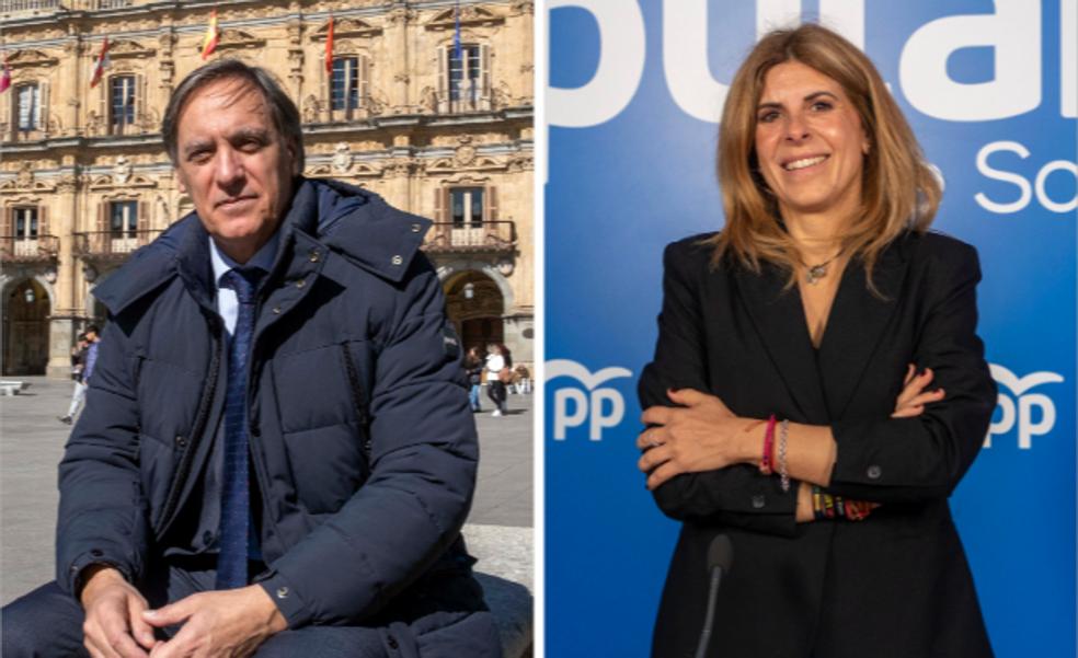 García Carbayo se impone con rotundidad a Chabela de la Torre en las primarias del PP de Salamanca