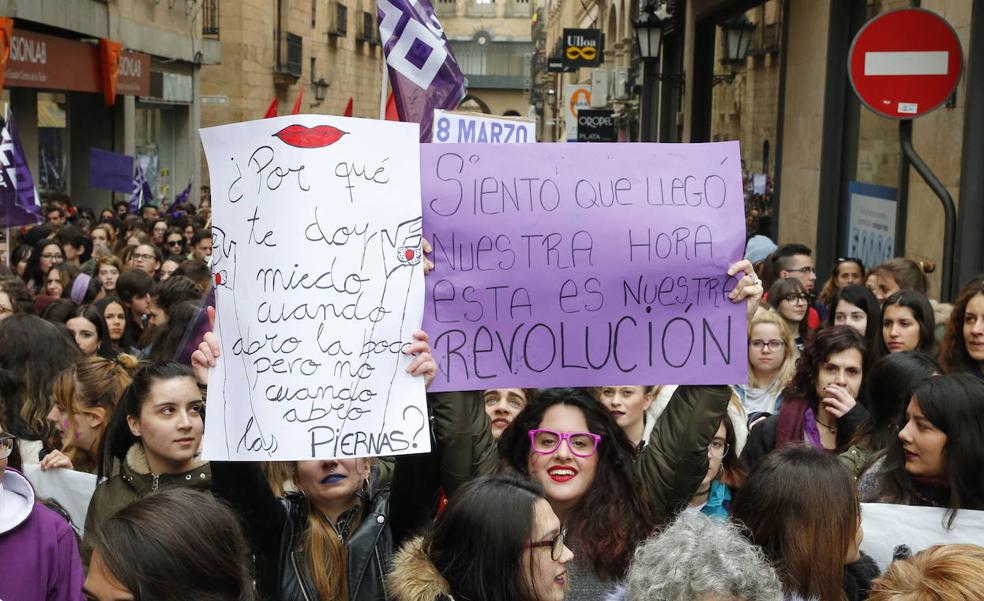 Manifestación feminista para el 8M: recorrido y horario en Salamanca