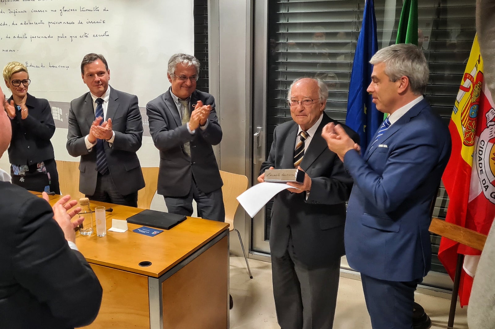 Valentín Cabero, catedrático jubilado de la USAL, recibe el premio Eduardo Lourenço 2022