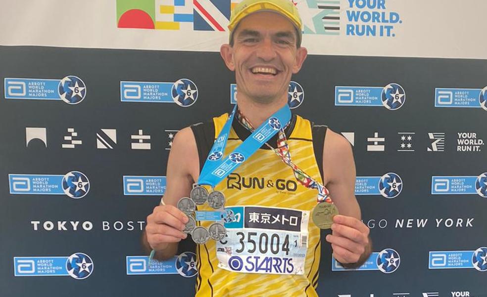 El atleta del Run&Go de Salamanca que ha completado todas las 'Major' del mundo