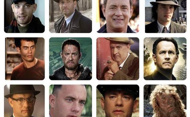 Todas las caras de Tom Hanks